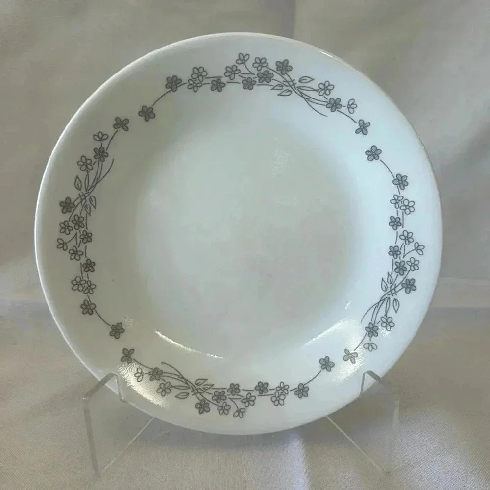 Vintage Corelle Ribbon Bouquet 6.75” Bread / Dessert / Side Plate Set of 7